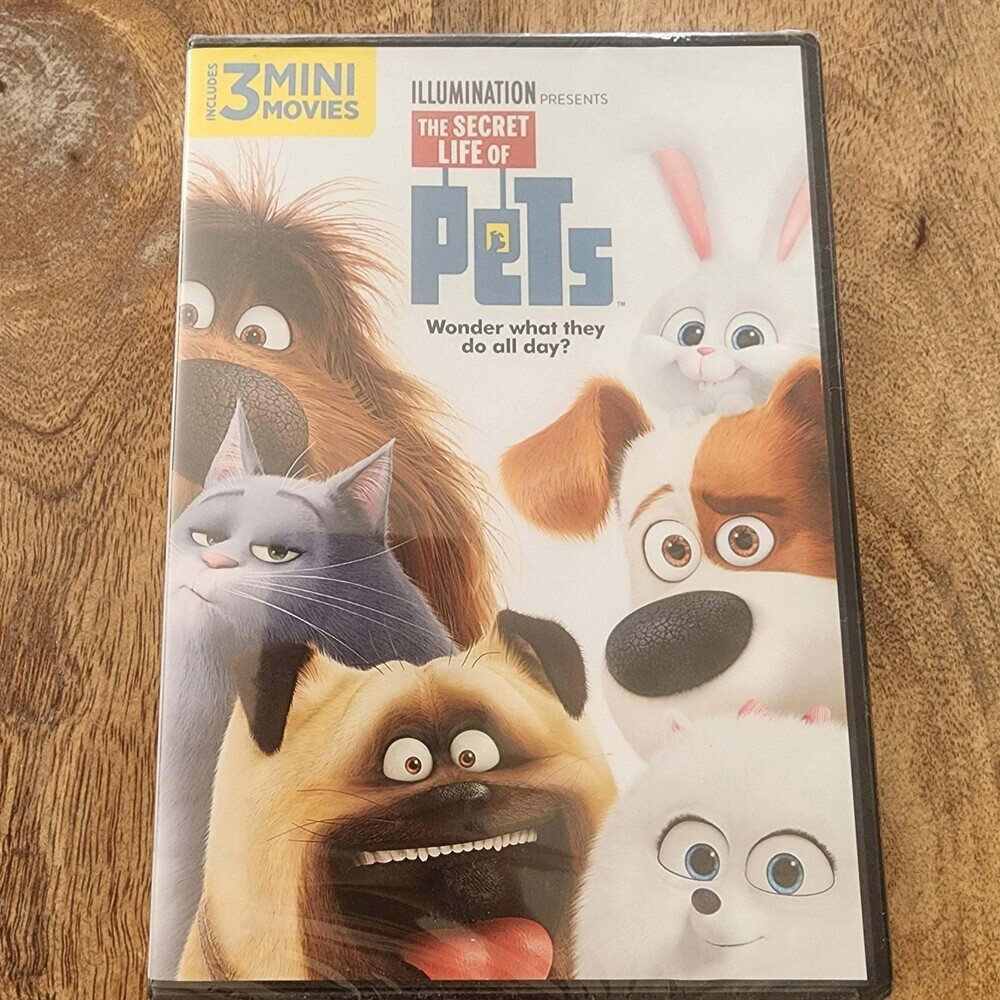 The Secret Life Of Pets DVD Widescreen PG Universal Animated Family New Sealed